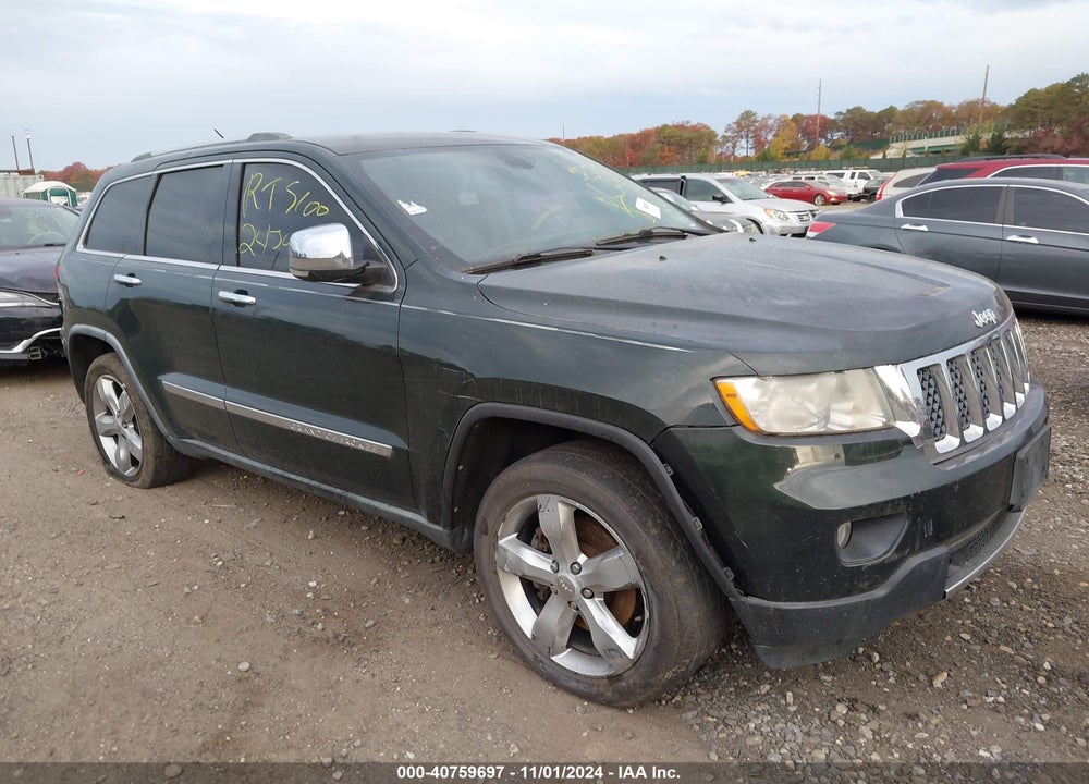 2011 JEEP GRAND CHEROKEE OVERLAND VIN: 1J4RR6GTXBC713533