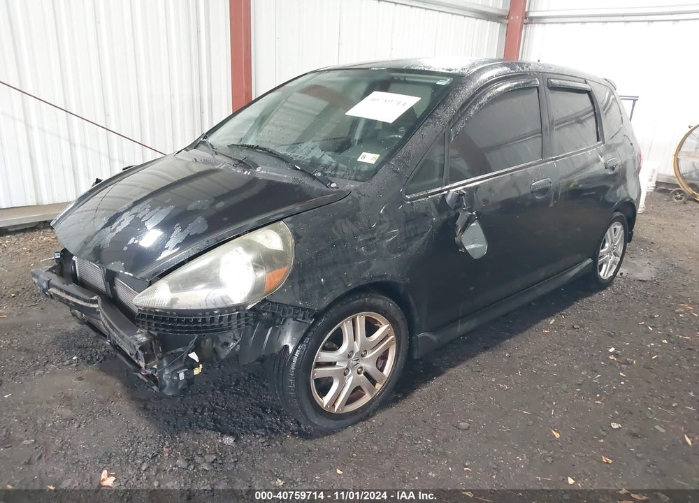 2007 HONDA FIT VIN: JHMGD38677S041932