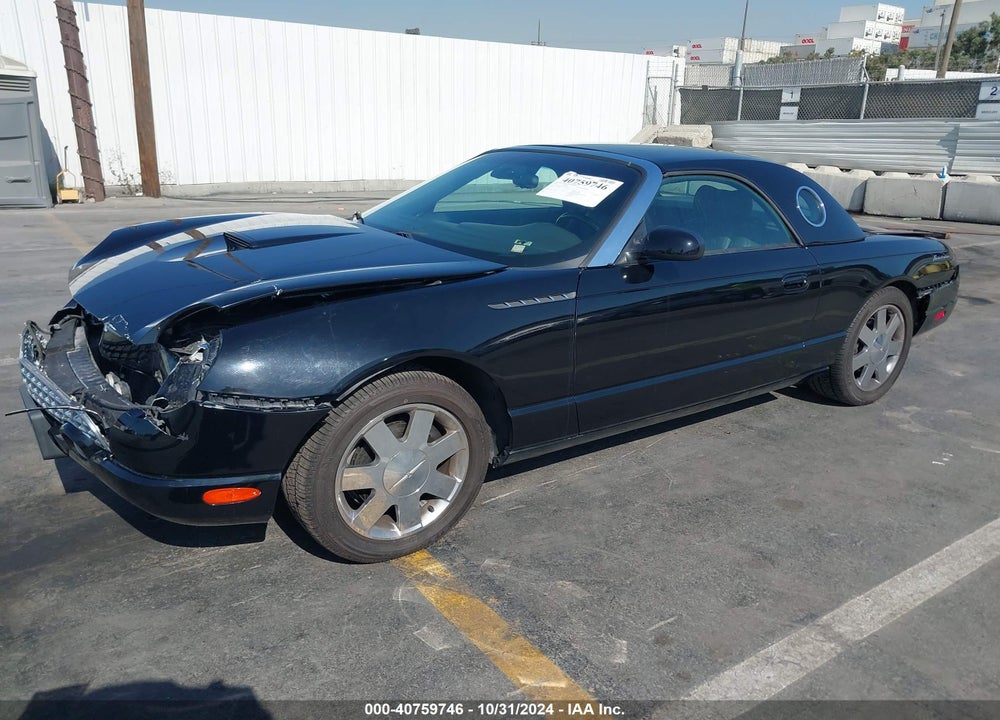 2002 FORD THUNDERBIRD VIN: 1FAHP60A52Y109610
