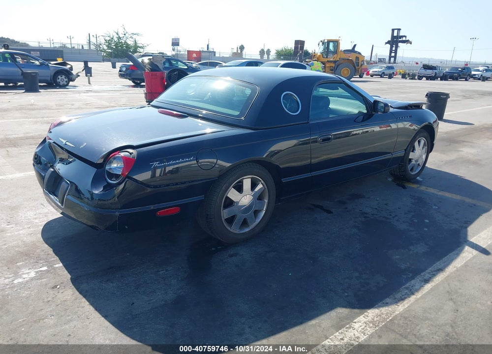 2002 FORD THUNDERBIRD VIN: 1FAHP60A52Y109610