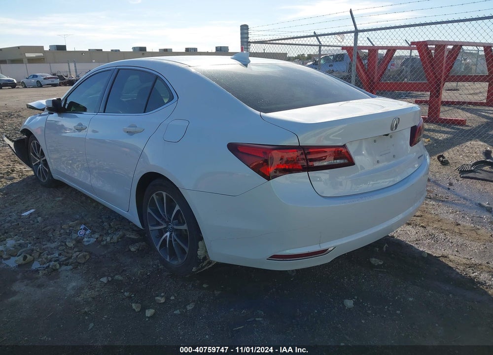 2017 ACURA TLX TECHNOLOGY PACKAGE VIN: 19UUB3F53HA001148