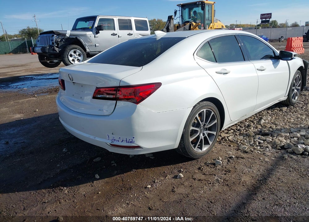 2017 ACURA TLX TECHNOLOGY PACKAGE VIN: 19UUB3F53HA001148