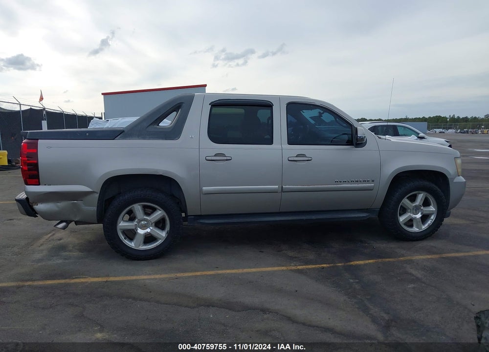 2007 CHEVROLET AVALANCHE 1500 LT VIN: 3GNFK12377G153621