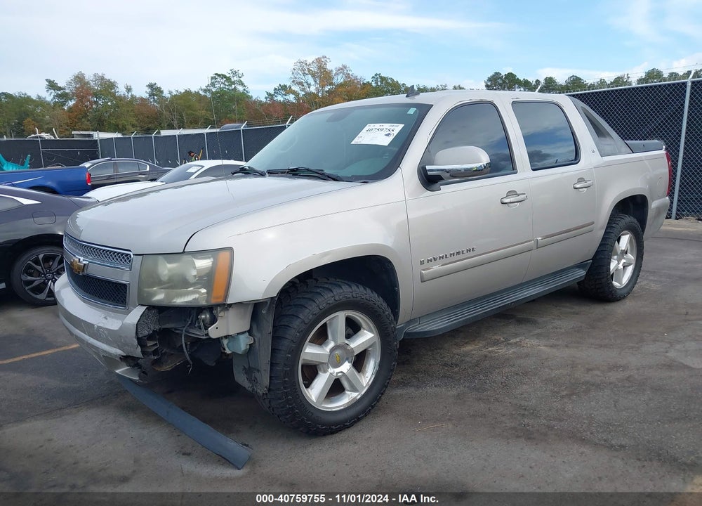 2007 CHEVROLET AVALANCHE 1500 LT VIN: 3GNFK12377G153621