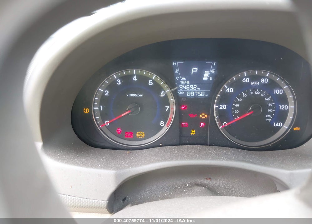 2014 HYUNDAI ACCENT GLS VIN: KMHCU4AE4EU766716