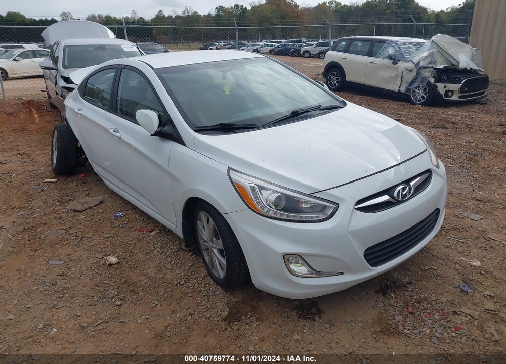 2014 HYUNDAI ACCENT GLS VIN: KMHCU4AE4EU766716