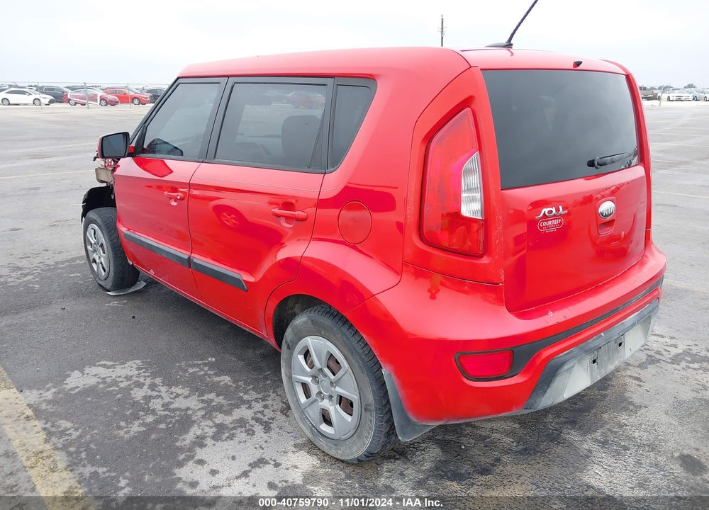2013 KIA SOUL VIN: KNDJT2A5XD7609031