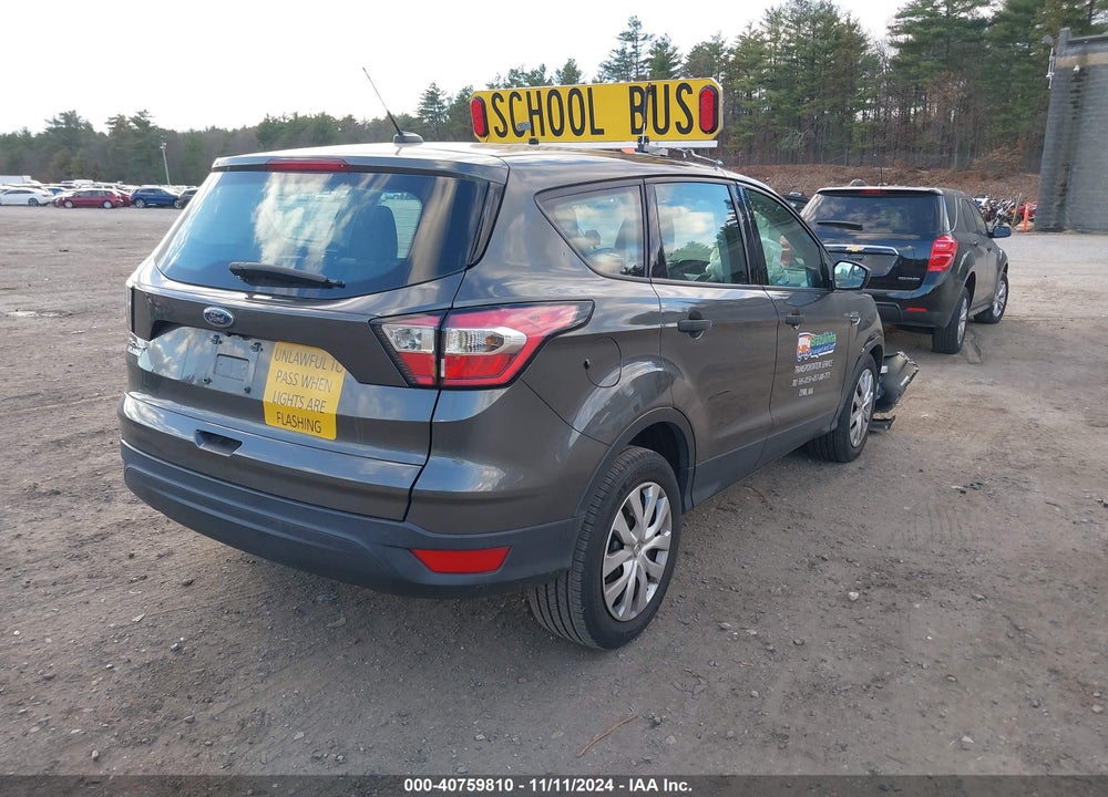 2017 FORD ESCAPE S VIN: 1FMCU0F71HUD01544
