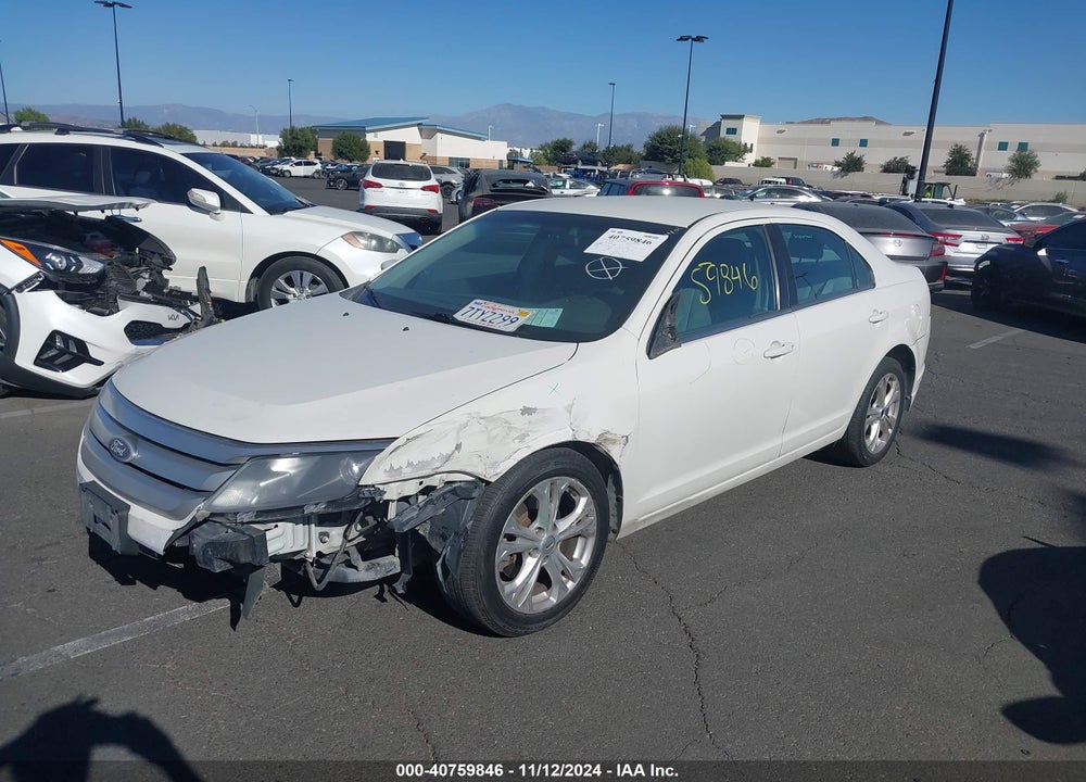 2012 FORD FUSION SE VIN: 3FAHP0HAXCR305530