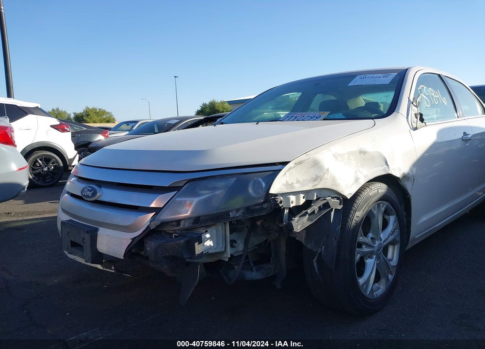 2012 FORD FUSION SE VIN: 3FAHP0HAXCR305530