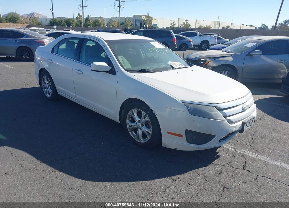 2012 FORD FUSION SE VIN: 3FAHP0HAXCR305530