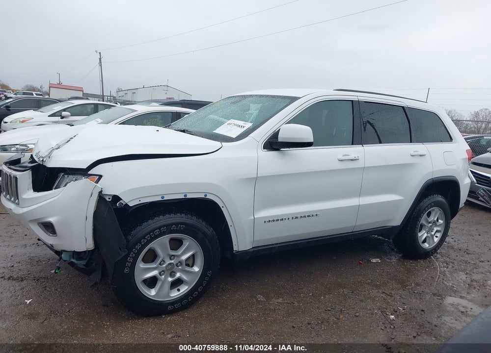 2014 JEEP GRAND CHEROKEE LAREDO VIN: 1C4RJFAGXEC421698