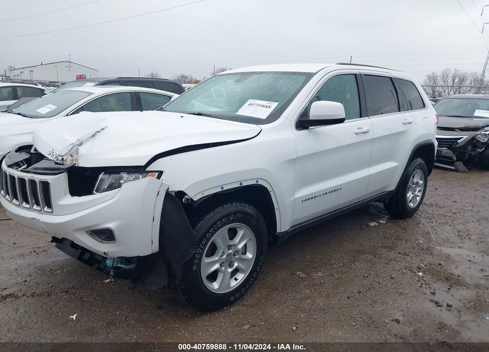 2014 JEEP GRAND CHEROKEE LAREDO VIN: 1C4RJFAGXEC421698