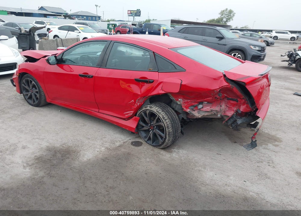 2020 HONDA CIVIC VIN: 2HGFC2F81LH582766