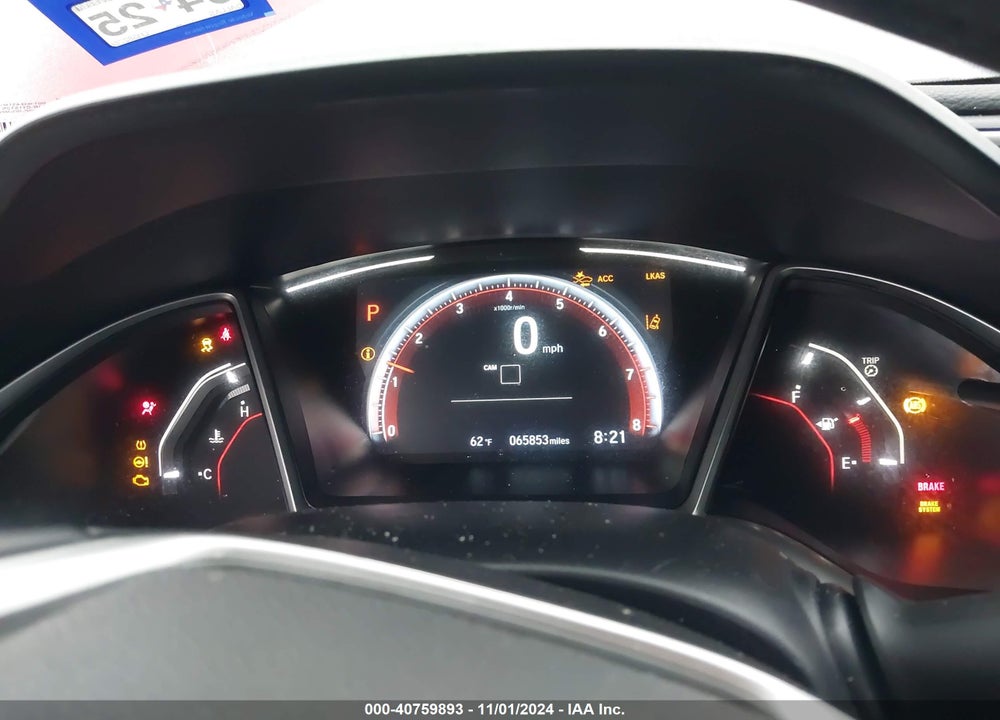 2020 HONDA CIVIC VIN: 2HGFC2F81LH582766