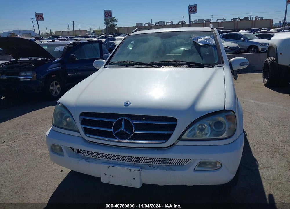 2002 MERCEDES-BENZ ML 500 VIN: 4JGAB75E92A356872