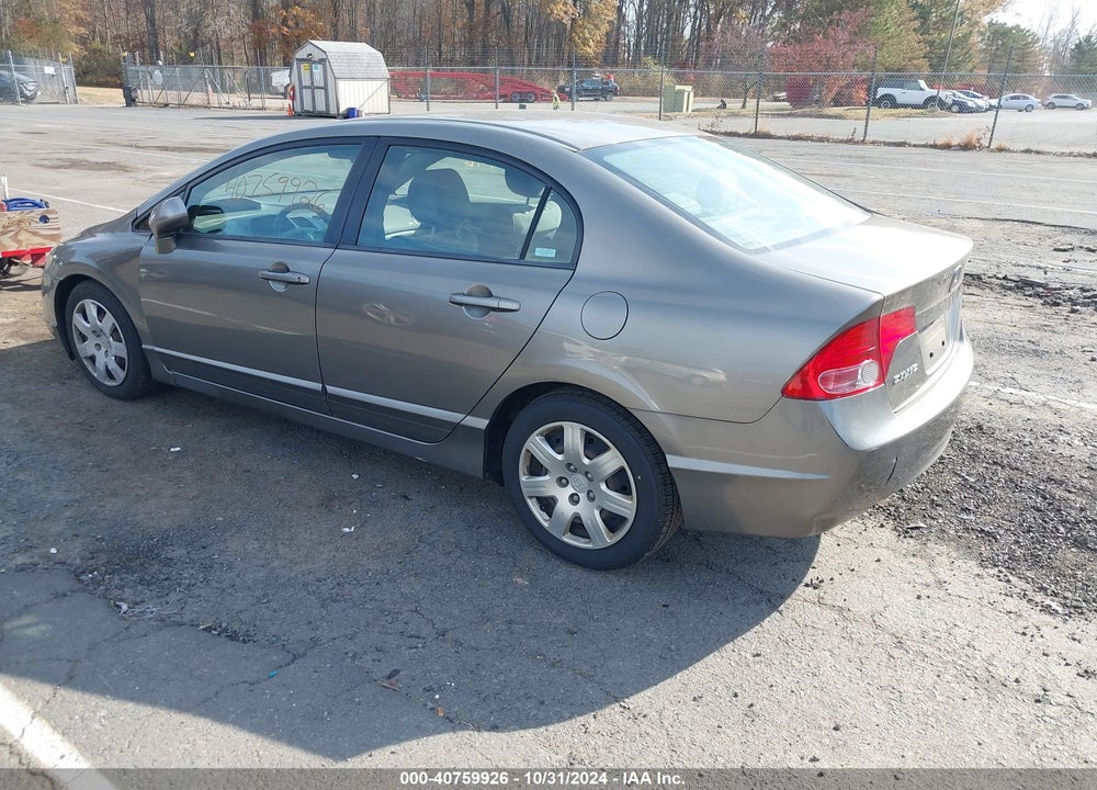 2008 HONDA CIVIC LX VIN: 2HGFA16578H318528
