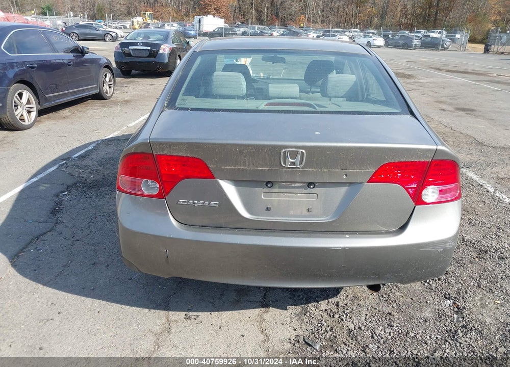 2008 HONDA CIVIC LX VIN: 2HGFA16578H318528