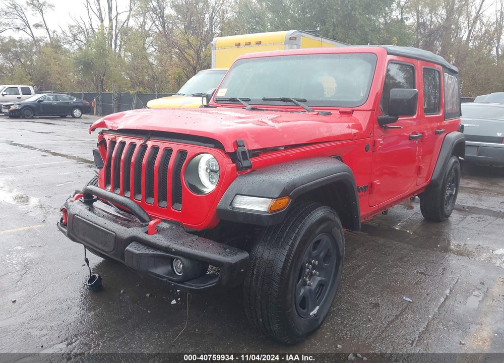 2022 JEEP WRANGLER UNLIMITED SPORT 4X4 VIN: 1C4HJXDN8NW243719