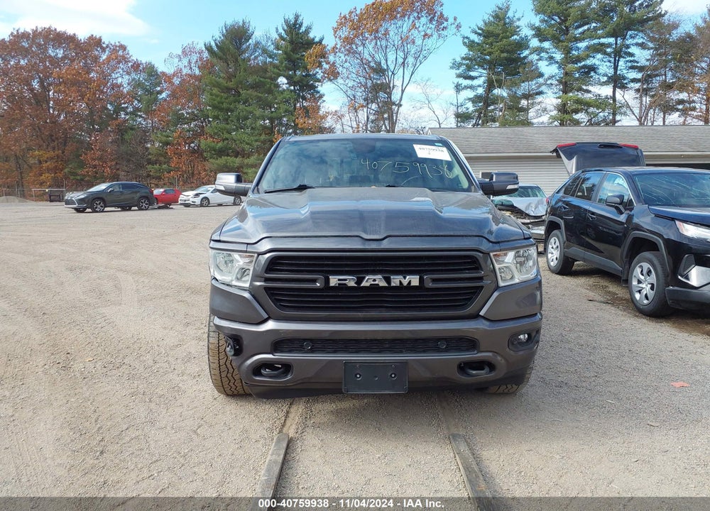 2019 RAM 1500 BIG HORN/LONE STAR 4X4 5'7 BOX VIN: 1C6SRFFTXKN753454