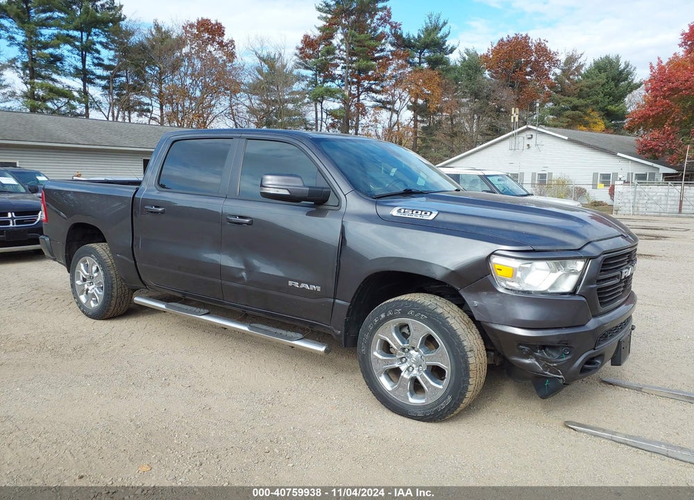 2019 RAM 1500 BIG HORN/LONE STAR 4X4 5'7 BOX VIN: 1C6SRFFTXKN753454