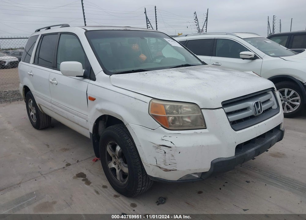 2008 HONDA PILOT EX-L VIN: 5FNYF28568B027567