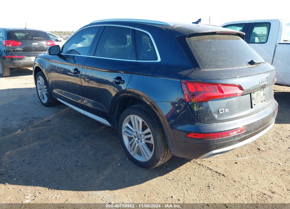 2018 AUDI Q5 2.0T PREMIUM/2.0T TECH PREMIUM VIN: WA1BNAFY3J2099653