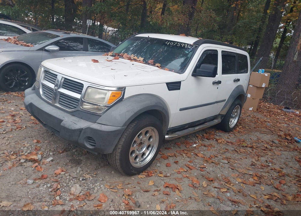 2007 DODGE NITRO SXT VIN: 1D8GT28K47W556974