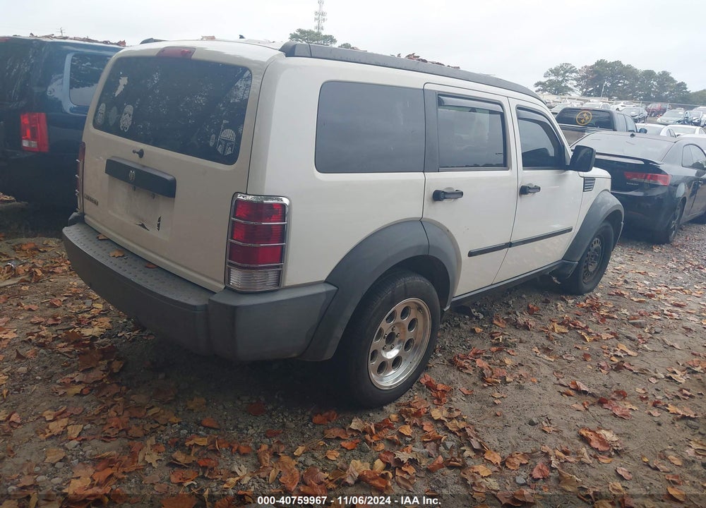 2007 DODGE NITRO SXT VIN: 1D8GT28K47W556974