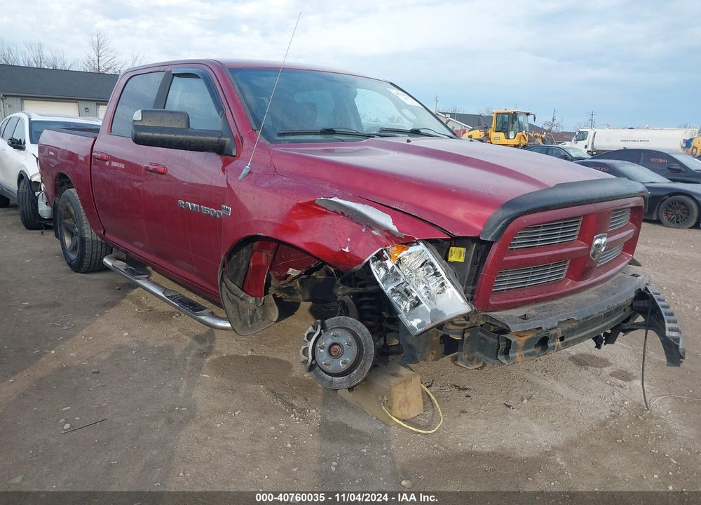 2012 RAM 1500 SPORT VIN: 1C6RD7MT9CS168082