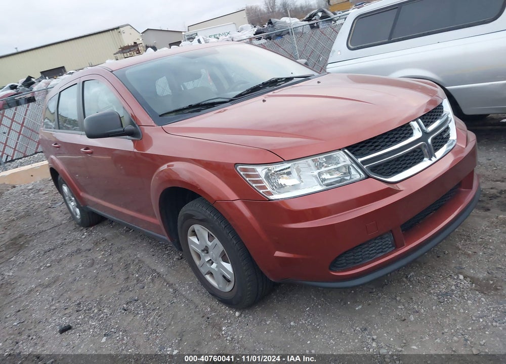 2012 DODGE JOURNEY AMERICAN VALUE PKG VIN: 3C4PDCAB6CT225311