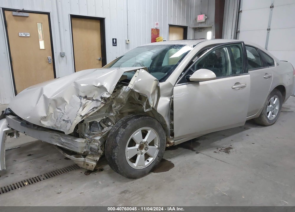 2008 CHEVROLET IMPALA LT VIN: 2G1WT58K489136534