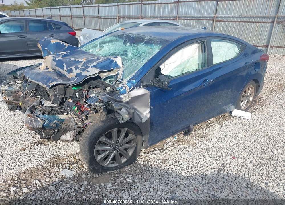 2015 HYUNDAI ELANTRA SE VIN: KMHDH4AE3FU223366