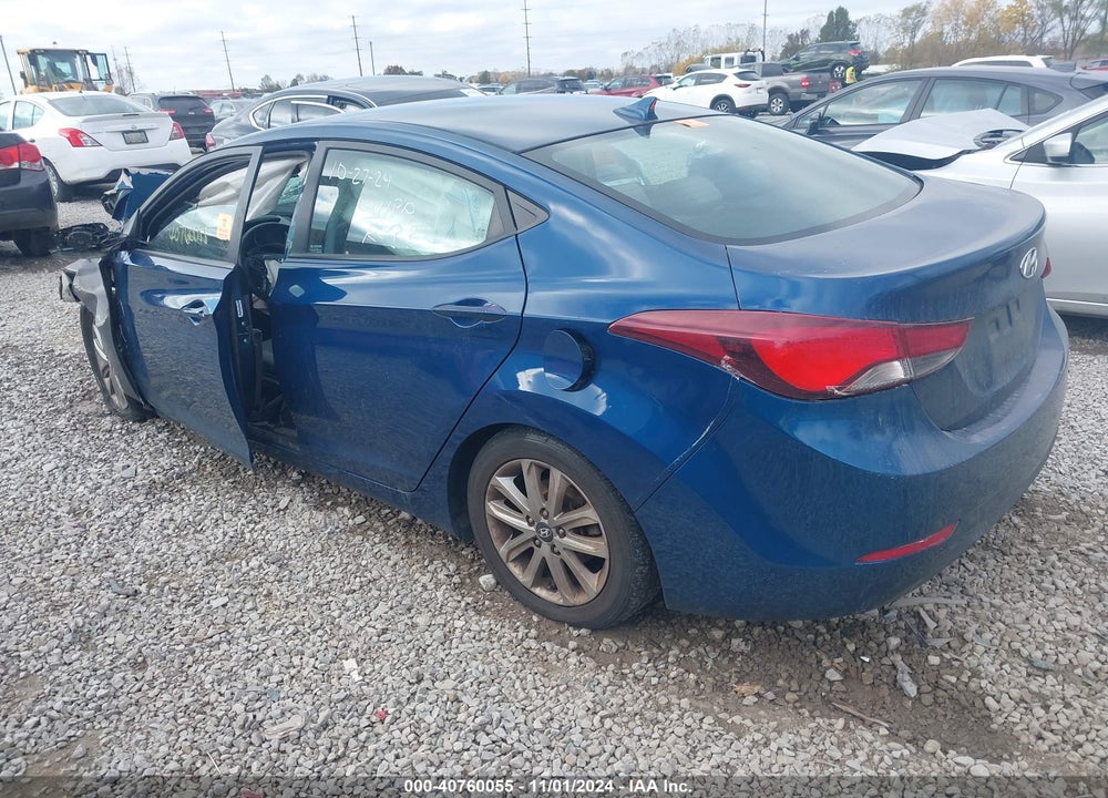 2015 HYUNDAI ELANTRA SE VIN: KMHDH4AE3FU223366