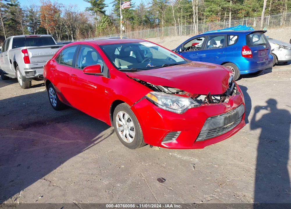 2016 TOYOTA COROLLA LE VIN: 2T1BURHE8GC619186