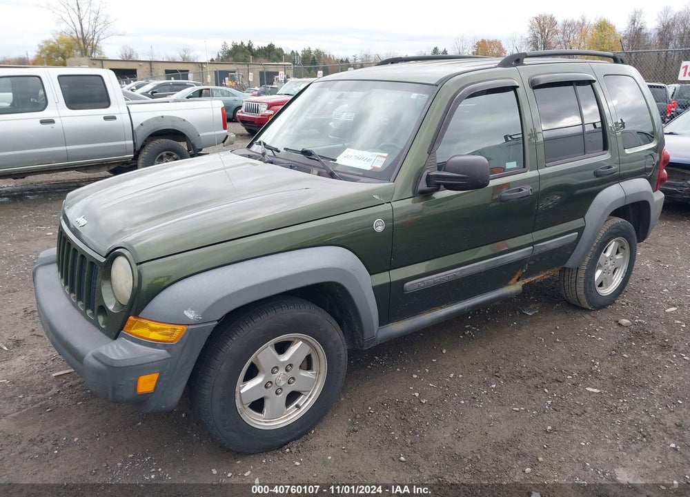 2007 JEEP LIBERTY SPORT VIN: 1J4GL48K97W591367