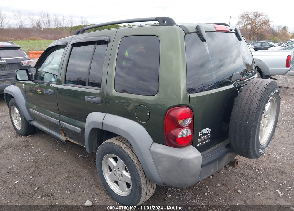 2007 JEEP LIBERTY SPORT VIN: 1J4GL48K97W591367
