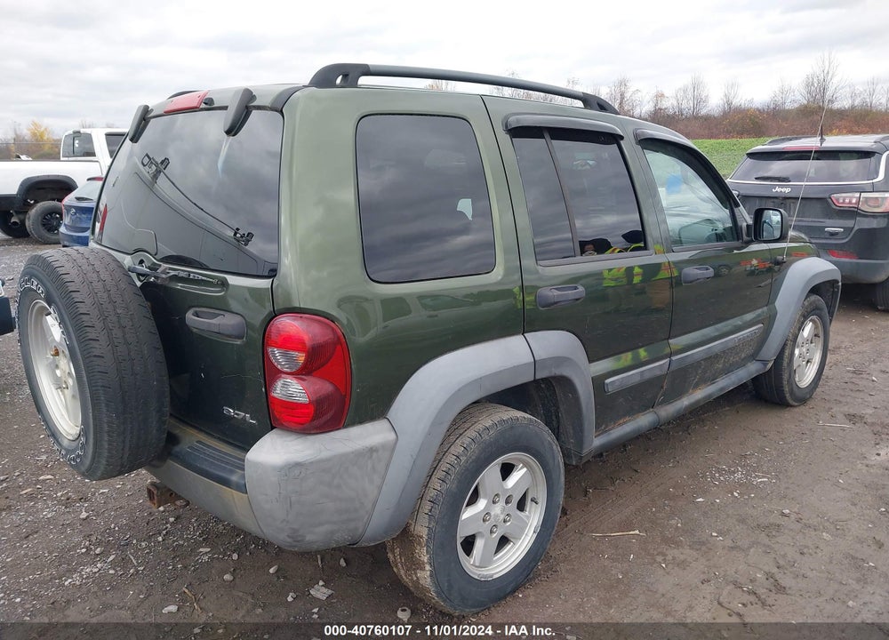 2007 JEEP LIBERTY SPORT VIN: 1J4GL48K97W591367