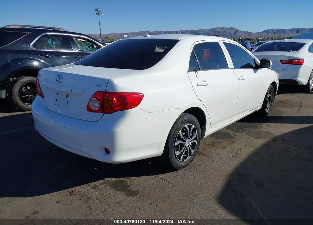 2009 TOYOTA COROLLA LE VIN: 1NXBU40E49Z052605