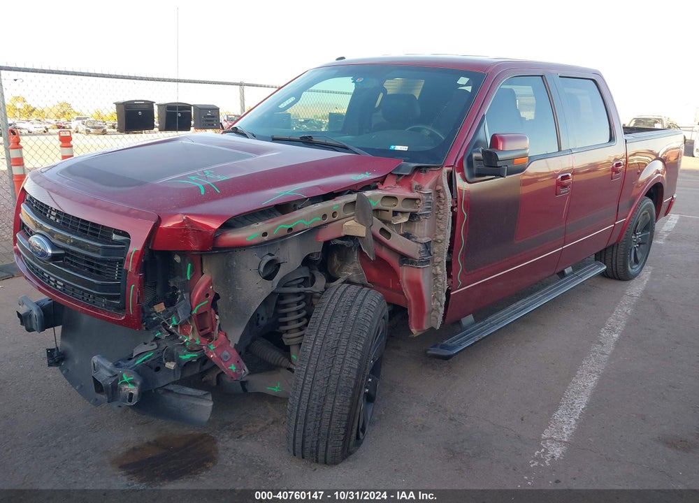 2013 FORD F-150 FX2 VIN: 1FTFW1CF7DFA37662