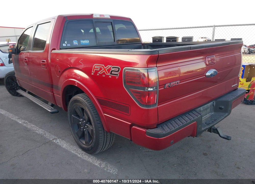 2013 FORD F-150 FX2 VIN: 1FTFW1CF7DFA37662