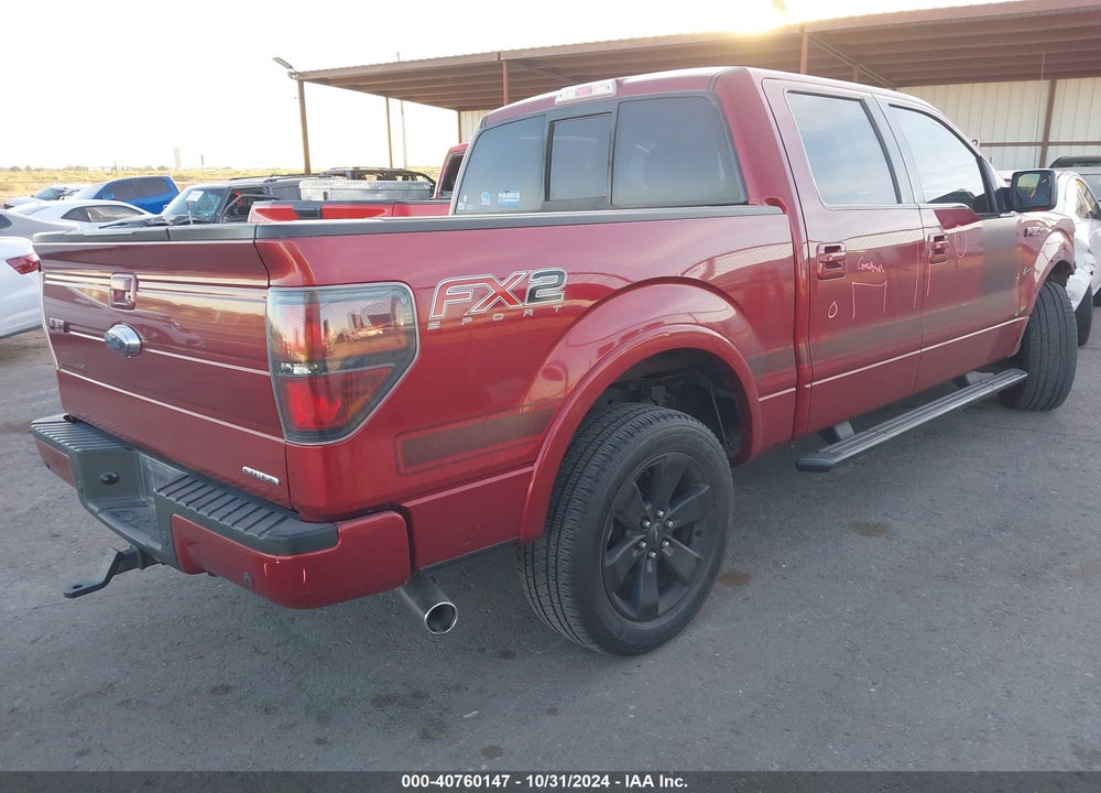 2013 FORD F-150 FX2 VIN: 1FTFW1CF7DFA37662