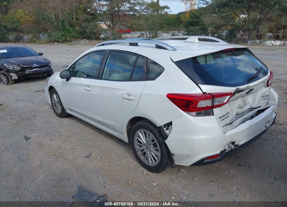 2017 SUBARU IMPREZA 2.0I PREMIUM VIN: 4S3GTAB63H3701655