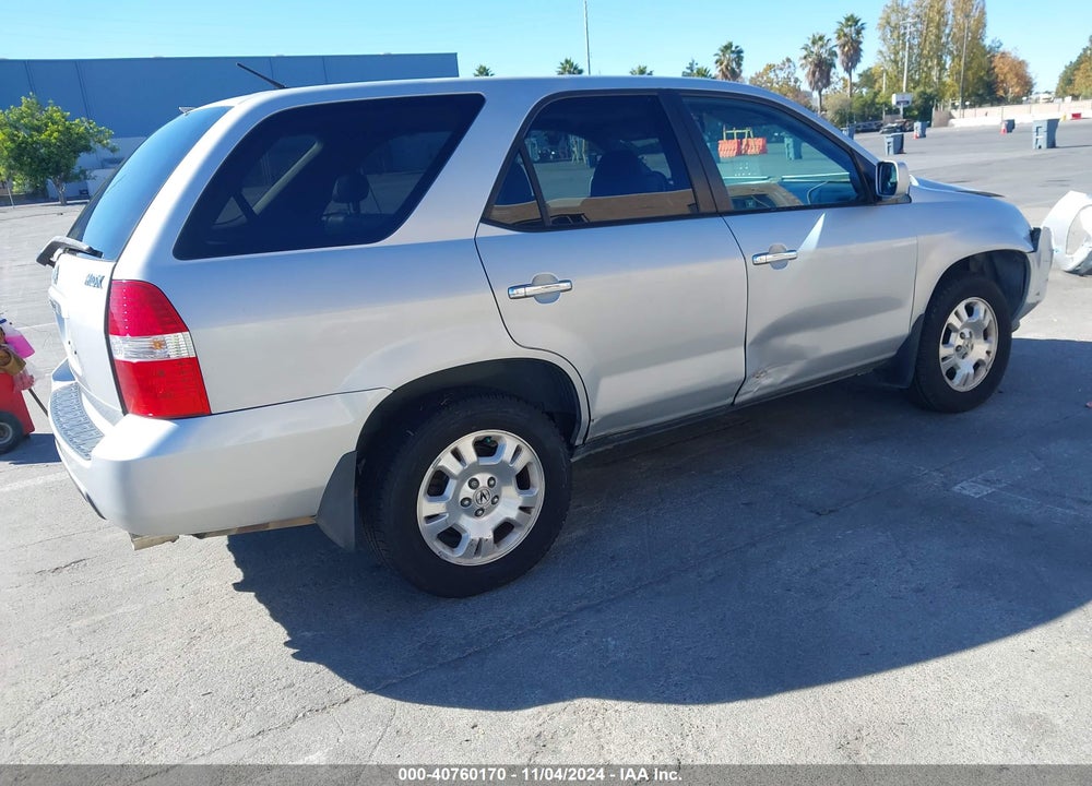 2002 ACURA MDX VIN: 2HNYD18262H537242