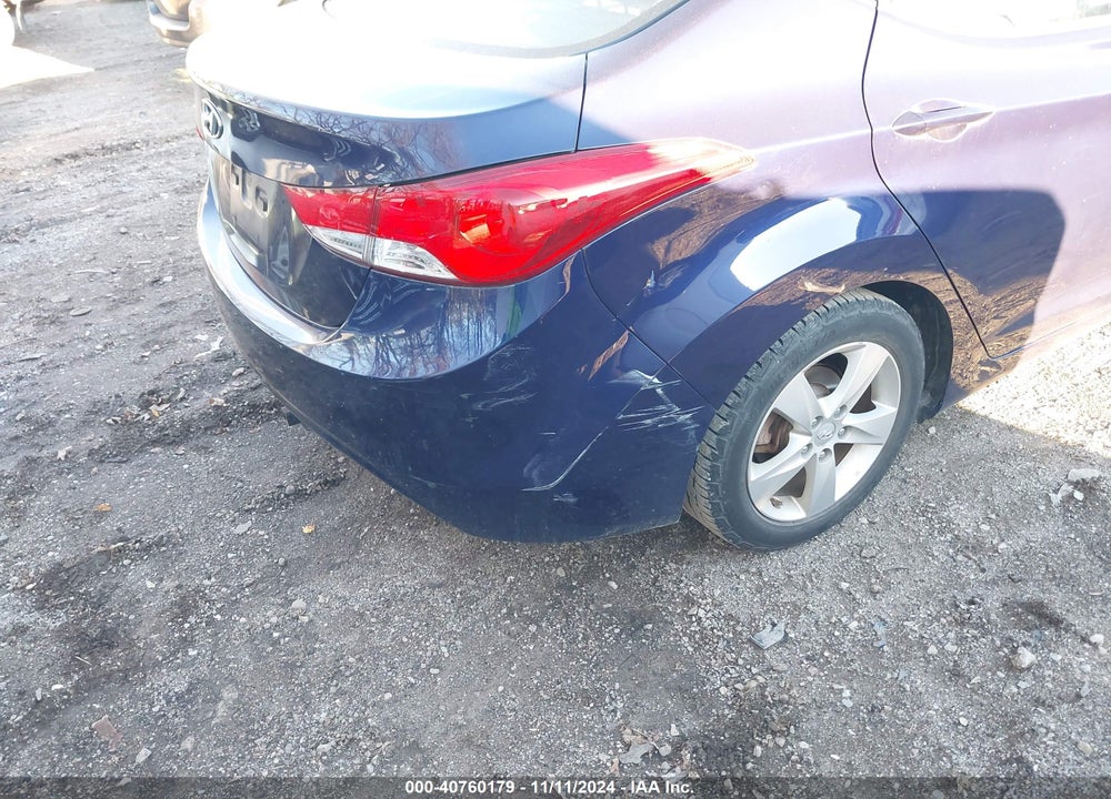 2013 HYUNDAI ELANTRA GLS VIN: 5NPDH4AE4DH158619