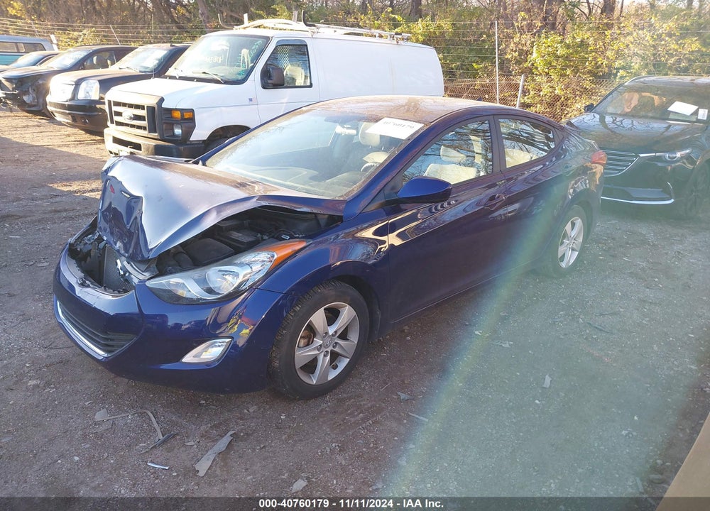 2013 HYUNDAI ELANTRA GLS VIN: 5NPDH4AE4DH158619