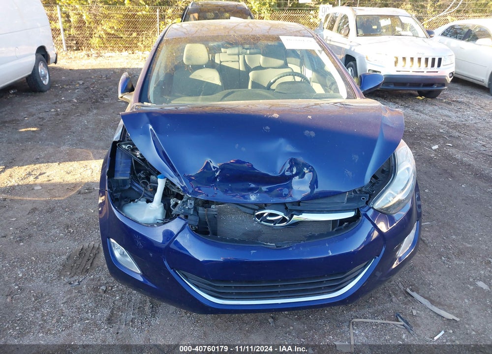 2013 HYUNDAI ELANTRA GLS VIN: 5NPDH4AE4DH158619
