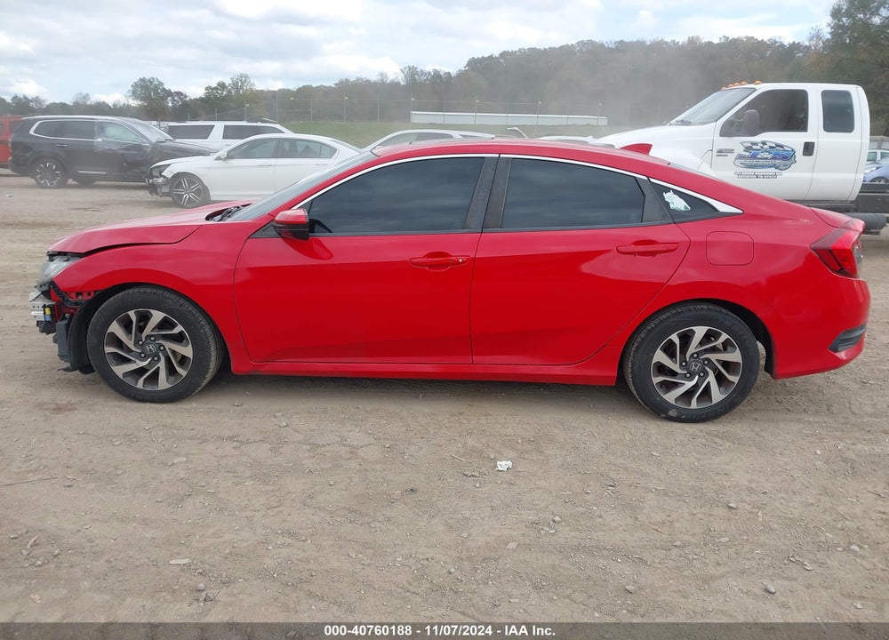 2018 HONDA CIVIC EX VIN: 2HGFC2F72JH594249