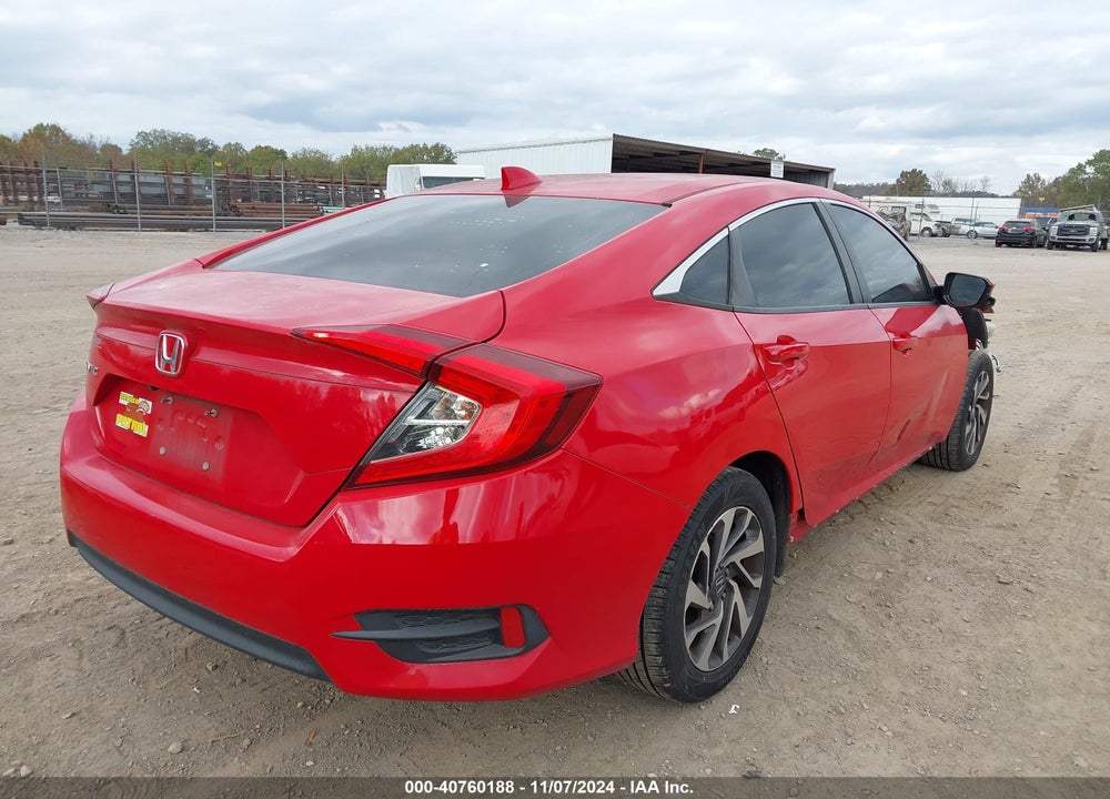 2018 HONDA CIVIC EX VIN: 2HGFC2F72JH594249