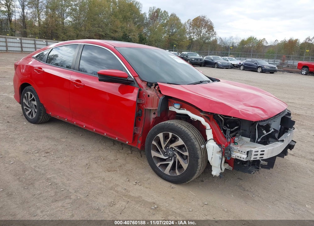 2018 HONDA CIVIC EX VIN: 2HGFC2F72JH594249